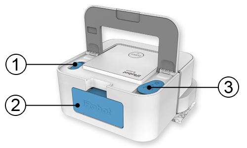 Overview of the Braava jet® anatomy.